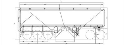 Photo 4. Duraquip 2 Compartment Commodity Trailer