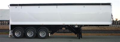 Photo 1. Duraquip 2 Compartment Commodity Trailer