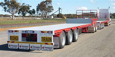 Photo 2. Duraquip Drop Deck Trailer