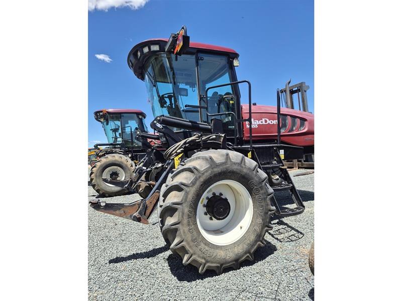 Photo 4. MacDon M155 windrower