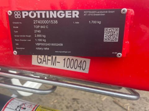 Photo 2. Pottinger TOP 842C rake