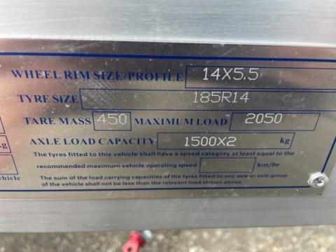 Photo 2. Loadmaxx LMPT2500 plant trailer