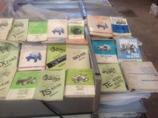 Photo 3. Various Parts & Workshop Manuals