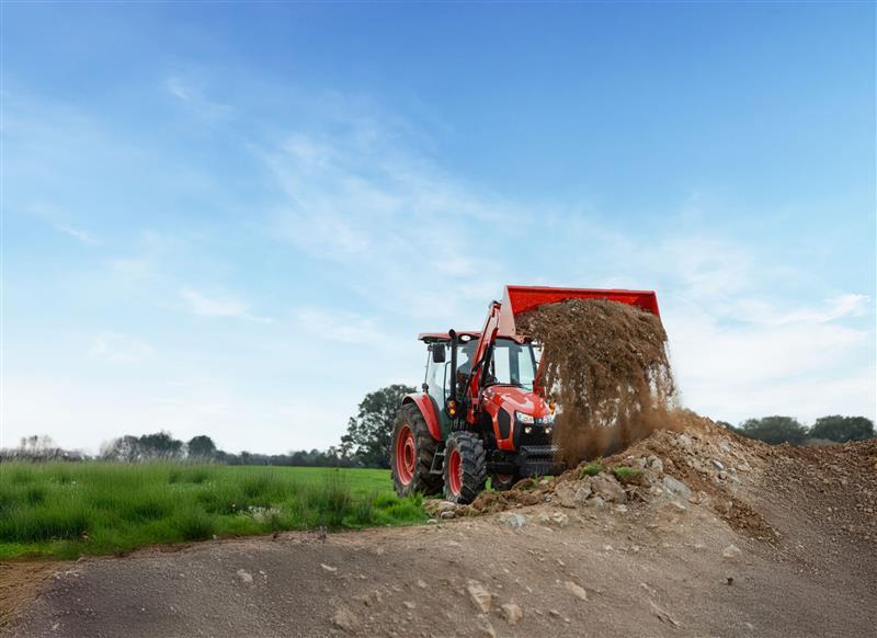 Photo 2. Kubota M5 Series narrow & standard tractor