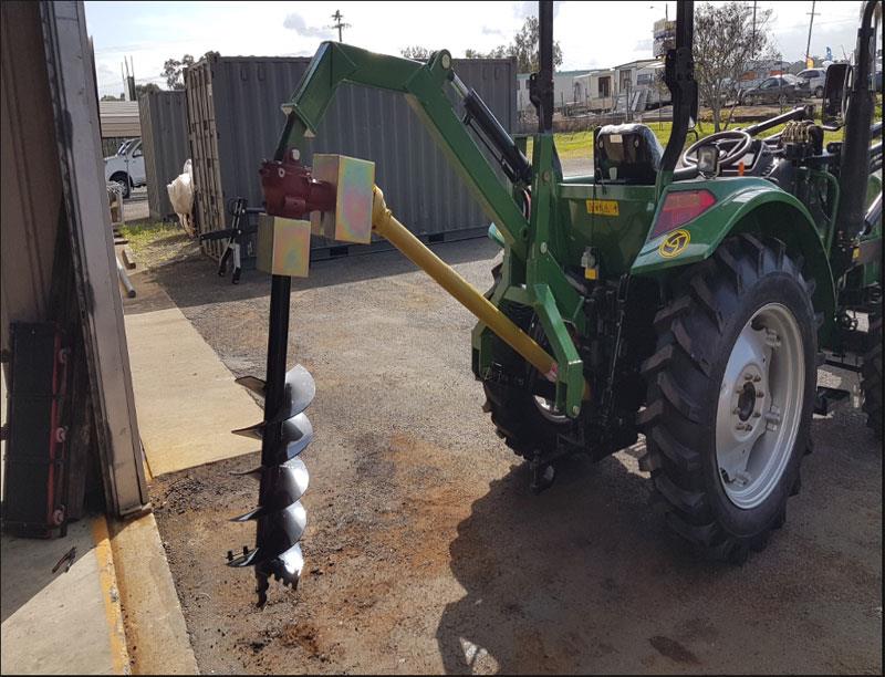 Agking Hydraulic Post Hole Digger with 12? Auger, Fencing AgKIng QLD