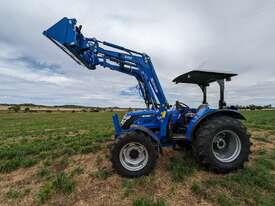 Photo 2. Solis S90 90HP ROPs Tractor with FEL + 4in1